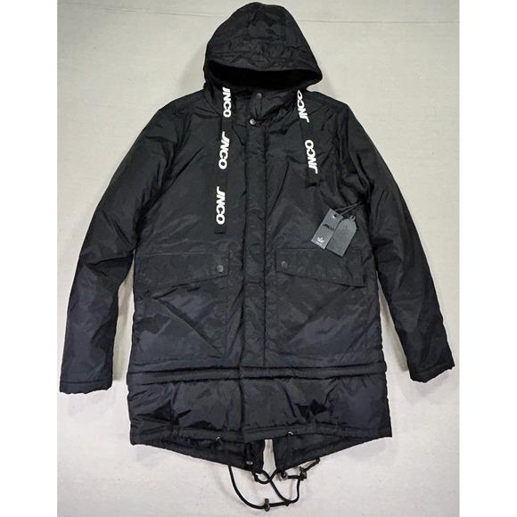 JNCO NWTs Men's Medium FishTail Jacket Insulated Skater Punker Removable Bottom - Picture 5 of 10